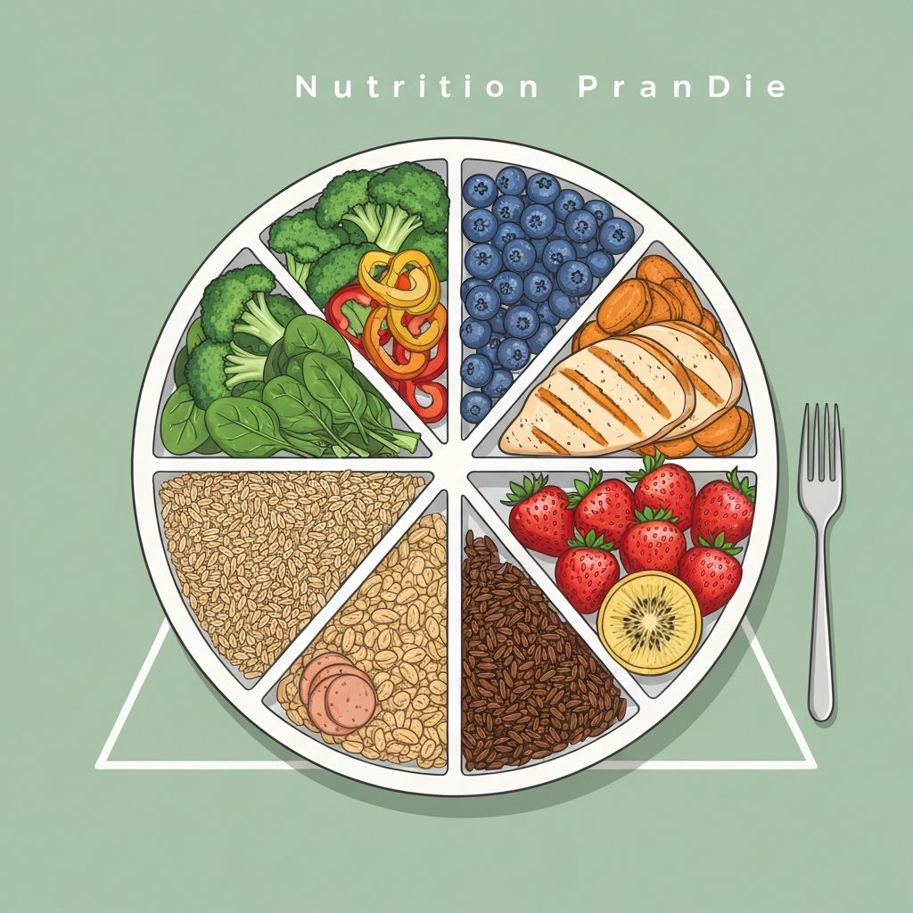 Balanced nutrition plate